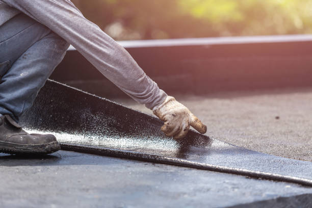 Professional Waterproofing technician working in Crothersville, IN